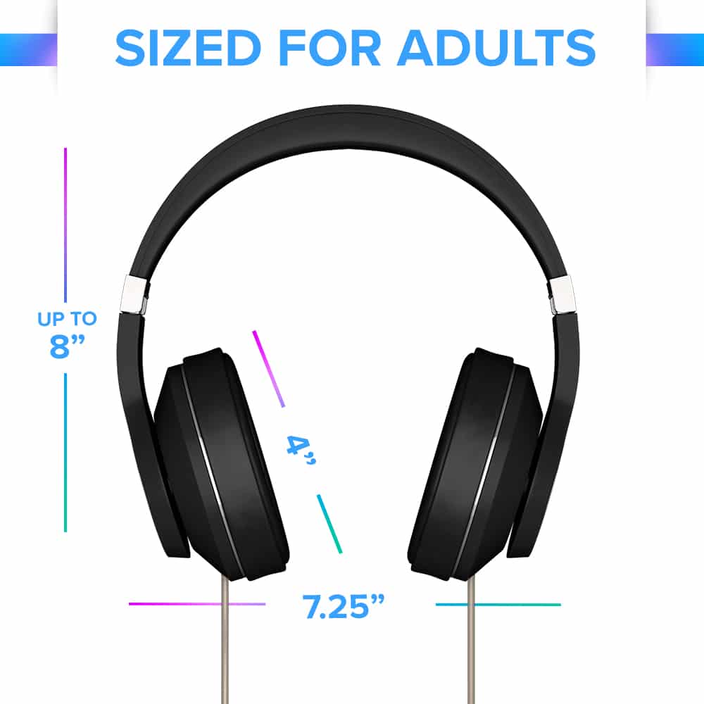 DefenderShield® EMF Radiation-Free Air Tube Over-Ear Headphones