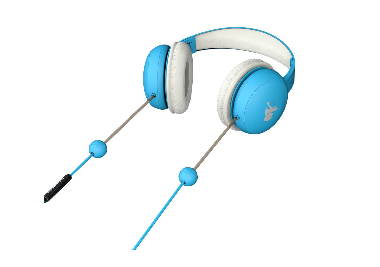 DefenderShield® EMF Radiation-Free Air Tube Kids Headphones