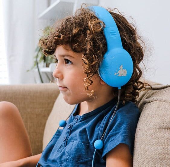 DefenderShield® EMF Radiation-Free Air Tube Kids Headphones